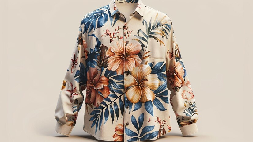 TheSparkShop.in:Product/Flower-Style-Casual-Men-Shirt-Long-Sleeve-and-Slim-Fit-Mens-Clothes