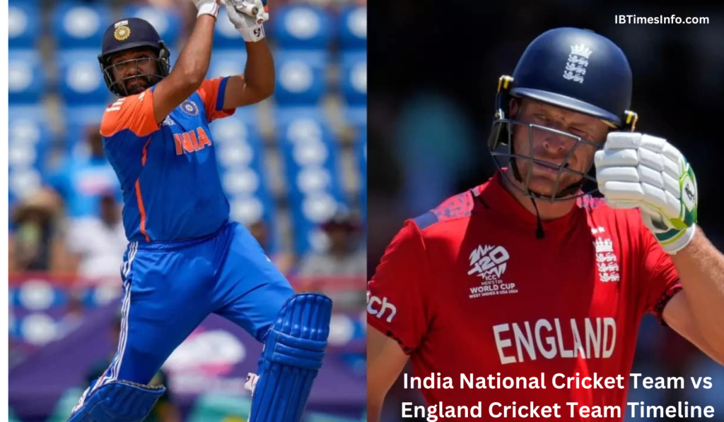 India National Cricket Team vs England Cricket Team Timeline