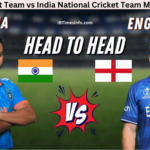 England Cricket Team vs India National Cricket Team Match Scorecard