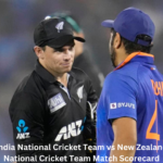 India National Cricket Team vs New Zealand National Cricket Team Match Scorecard