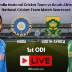 India National Cricket Team vs South Africa National Cricket Team Match Scorecard