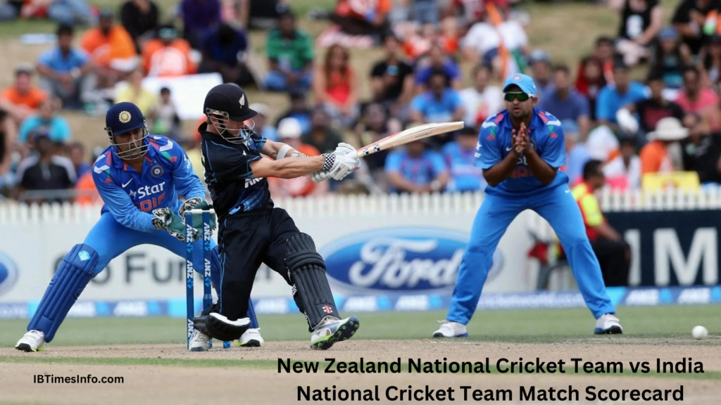 New Zealand National Cricket Team vs India National Cricket Team Match Scorecard