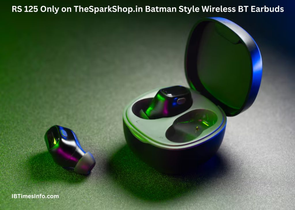 RS 125 Only on TheSparkShop.in Batman Style Wireless BT Earbuds