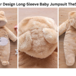 Rs 149 Bear Design Long-Sleeve Baby Jumpsuit TheSpark Shop