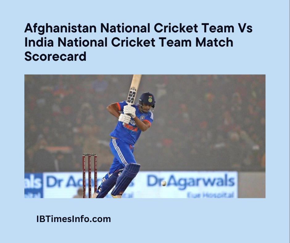 Afghanistan National Cricket Team Vs India National Cricket Team Match Scorecard